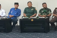 Sinergi TNI Dan Pemda Dandim 1315/Kab. Gorontalo Hadiri Rapat LKPJ Bupati Gorontalo